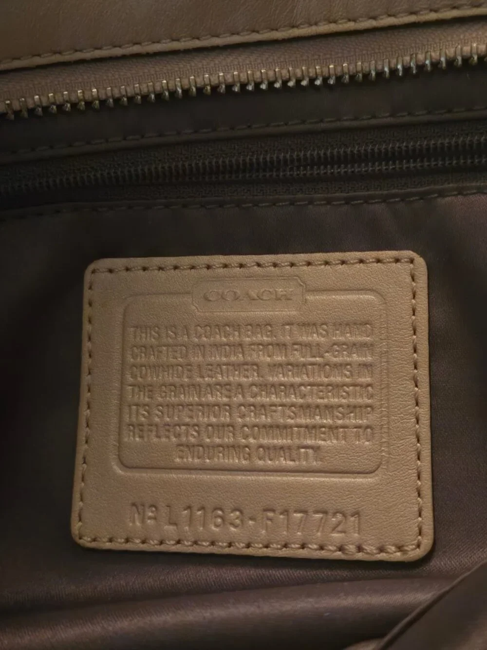 Coach Signature Canvas with Leather Trim - Picture 7 of 7